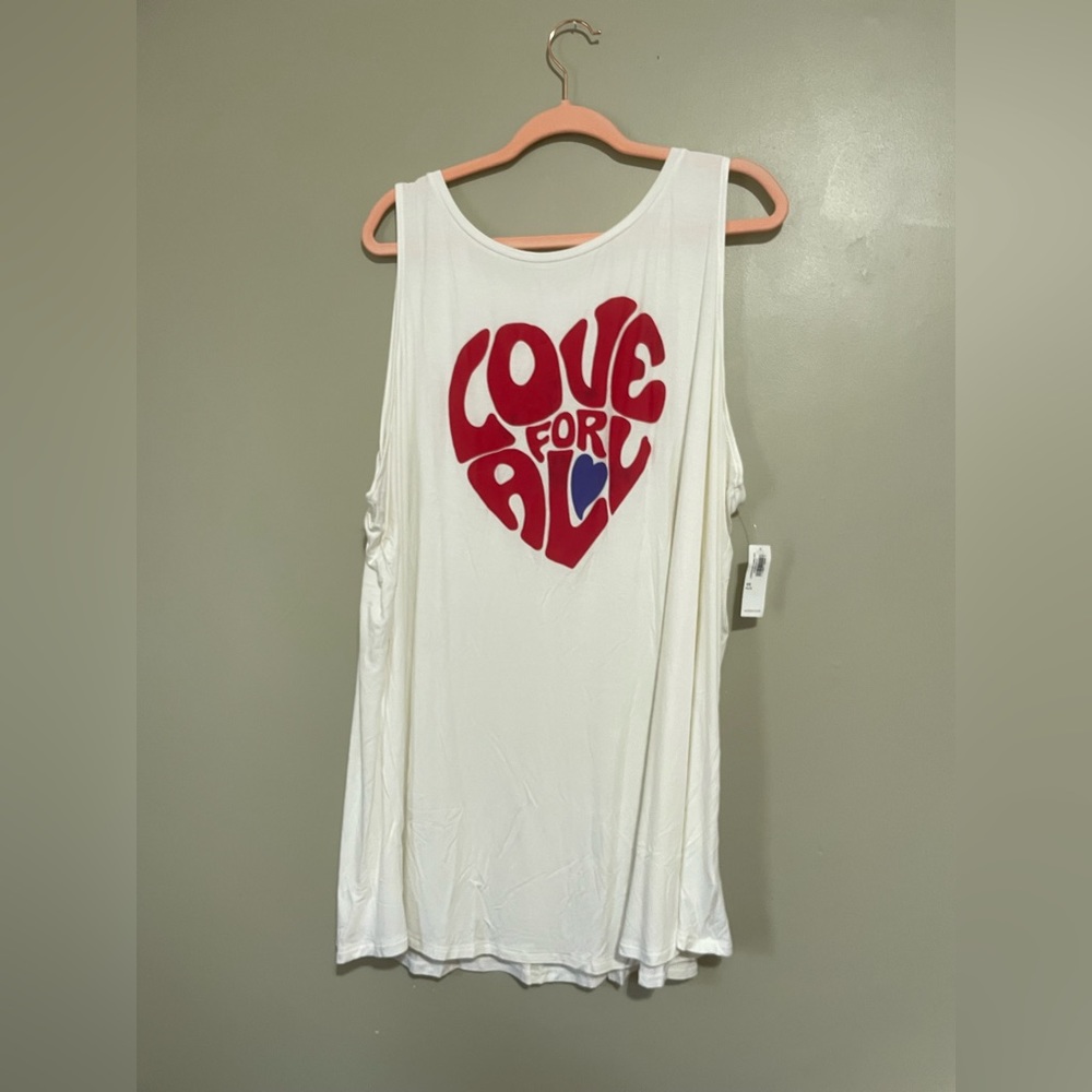 Sleeveless tank top